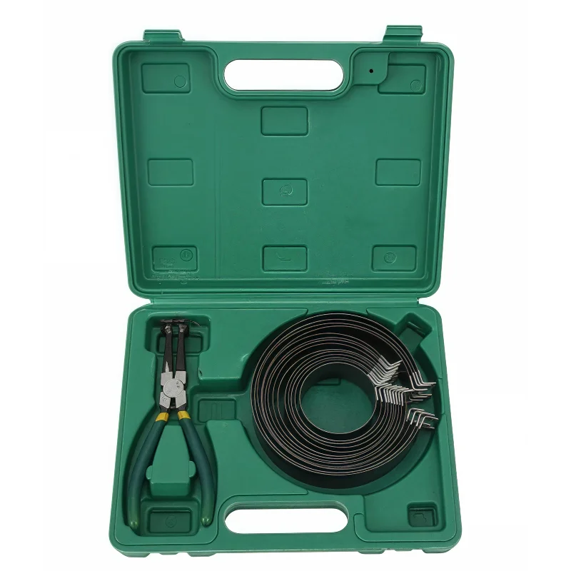 

14 шт., инструмент для разборки поршневых колец, компрессор поршневых колец, автомобильный двигатель, поршневое кольцо, компрессор, плоскогубцы для установки цилиндра