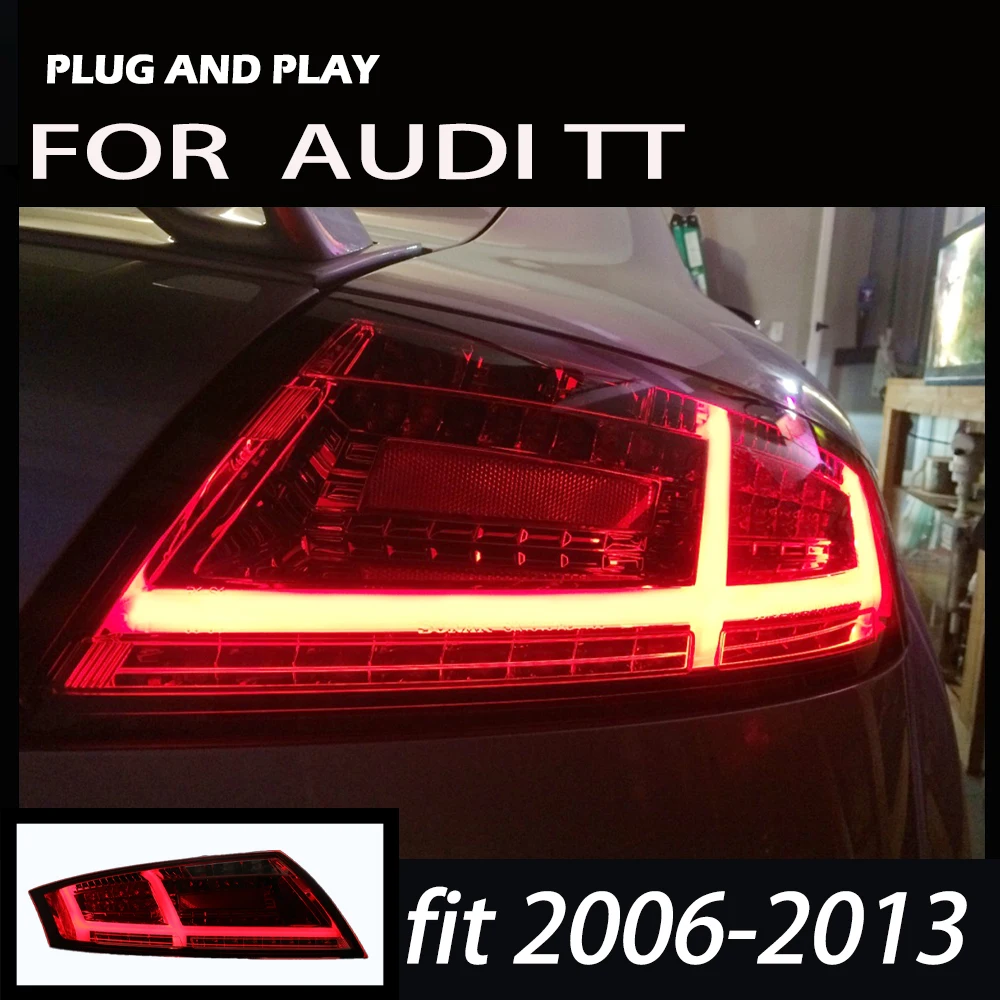 Задние фонари для автостайлинга Audi TT светодиодный Tail 2006-2013 задний фонарь DRL