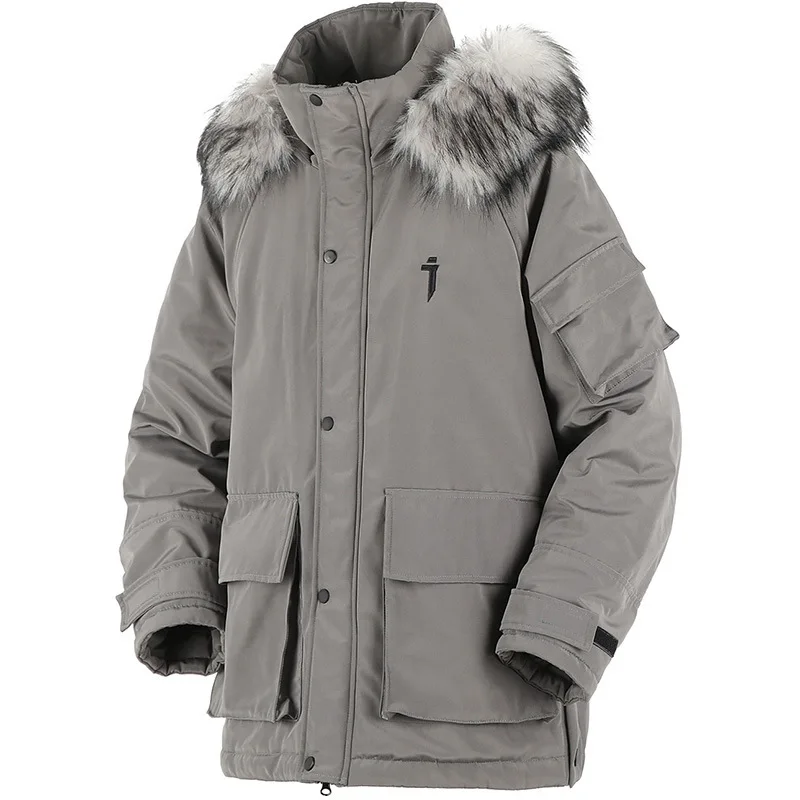 PFNW 2024 новая зимняя функциональная стильная хлопковая куртка с меховым