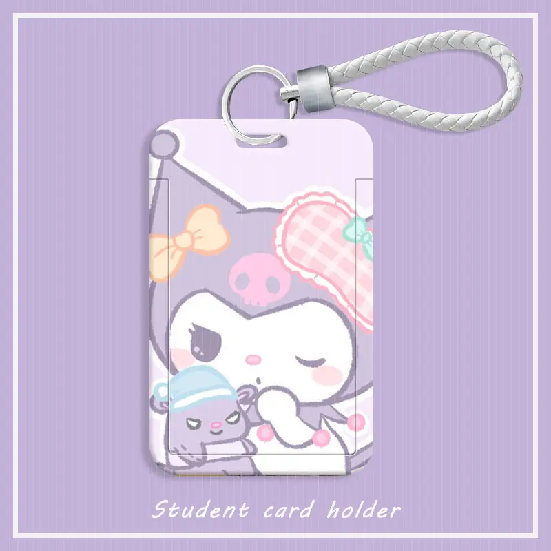 

Cute Sanrio Pompom Purin Card Set Student Card Meal Card Bus Card Id Card Protection Sleeve Access Control Card Children's Gift