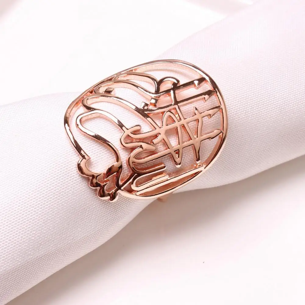 

6 шт. Красивые Держатели для салфеток антикоррозийное кольцо для салфеток элегантное декоративное кольцо для салфеток для ужина