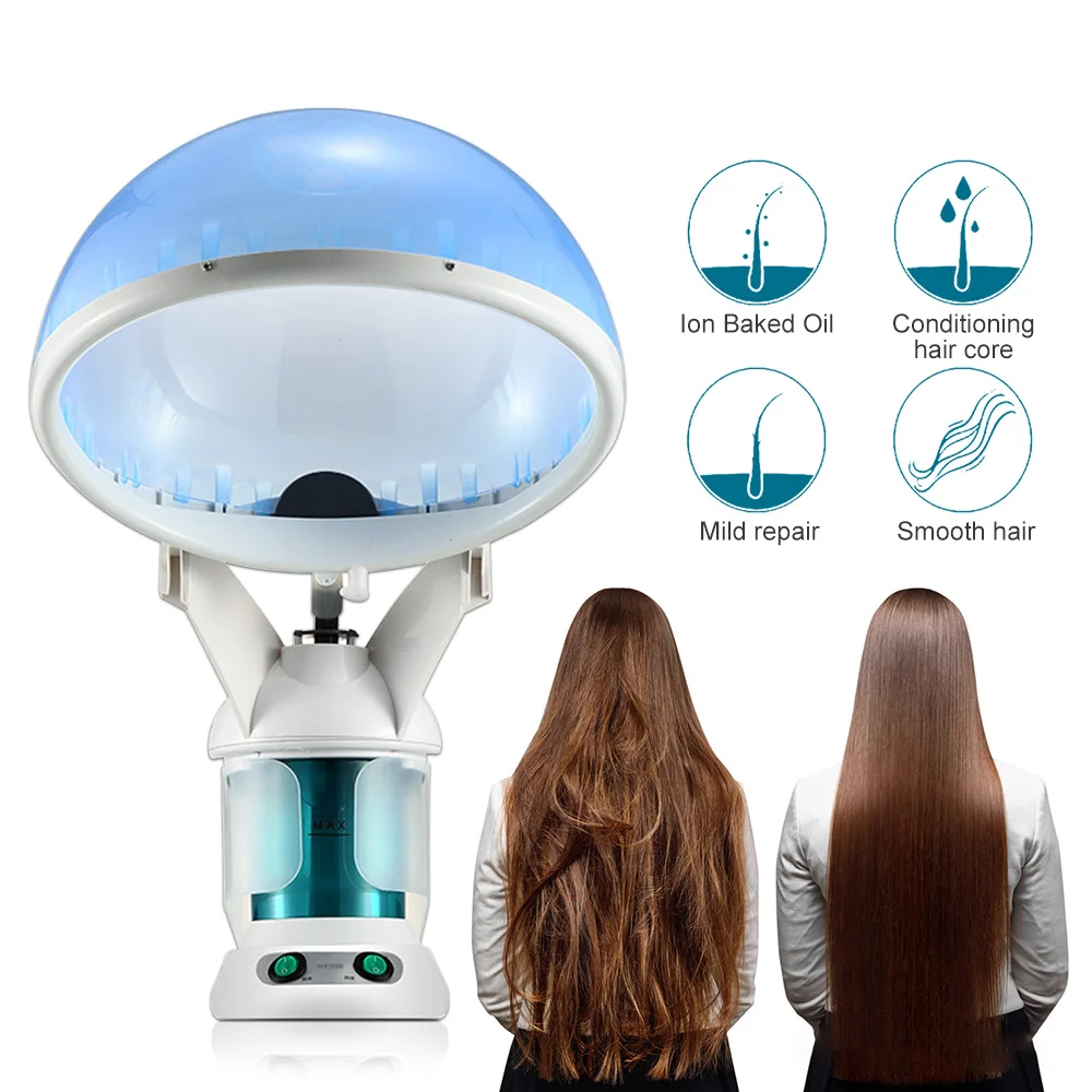 

Vapor Ozone Face Hair Steamer 2 in 1 Hot Mist Sprayer Facial Cleansing Hydrating Vaporizador Thermal Nourish Hair Care Spa Cap