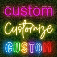 diy neon light sign custom personalized name logo birthday wedding party neon sign baby anime neon led lights outdoor neon mural