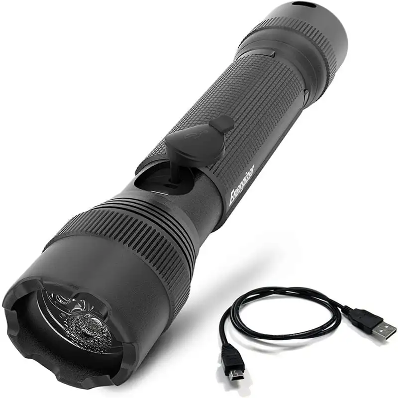 

Rechargeable LED 700 Lumens Flashlight, with Micro-USB Charging Cable