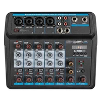audio mixer 6 channel dj sound controller interface with usbsoundcard for pc recordingusb audio interface audio mixer
