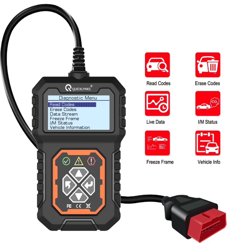 

2023 Quicklynks T31 Car Full OBD2/EOBD Diagnostic Tools Auto Professional Code Reader OBD2 Scanner Multi-languages