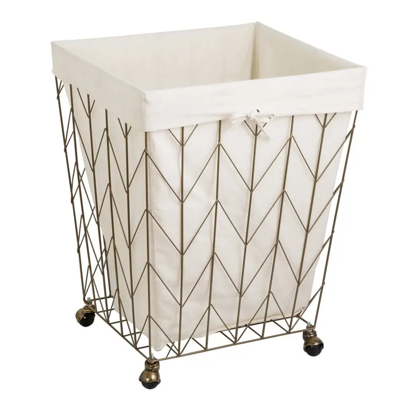 

Honey Can Do Chevron Wire Laundry Hamper Laundry Baskets Laundry Storage & Organization