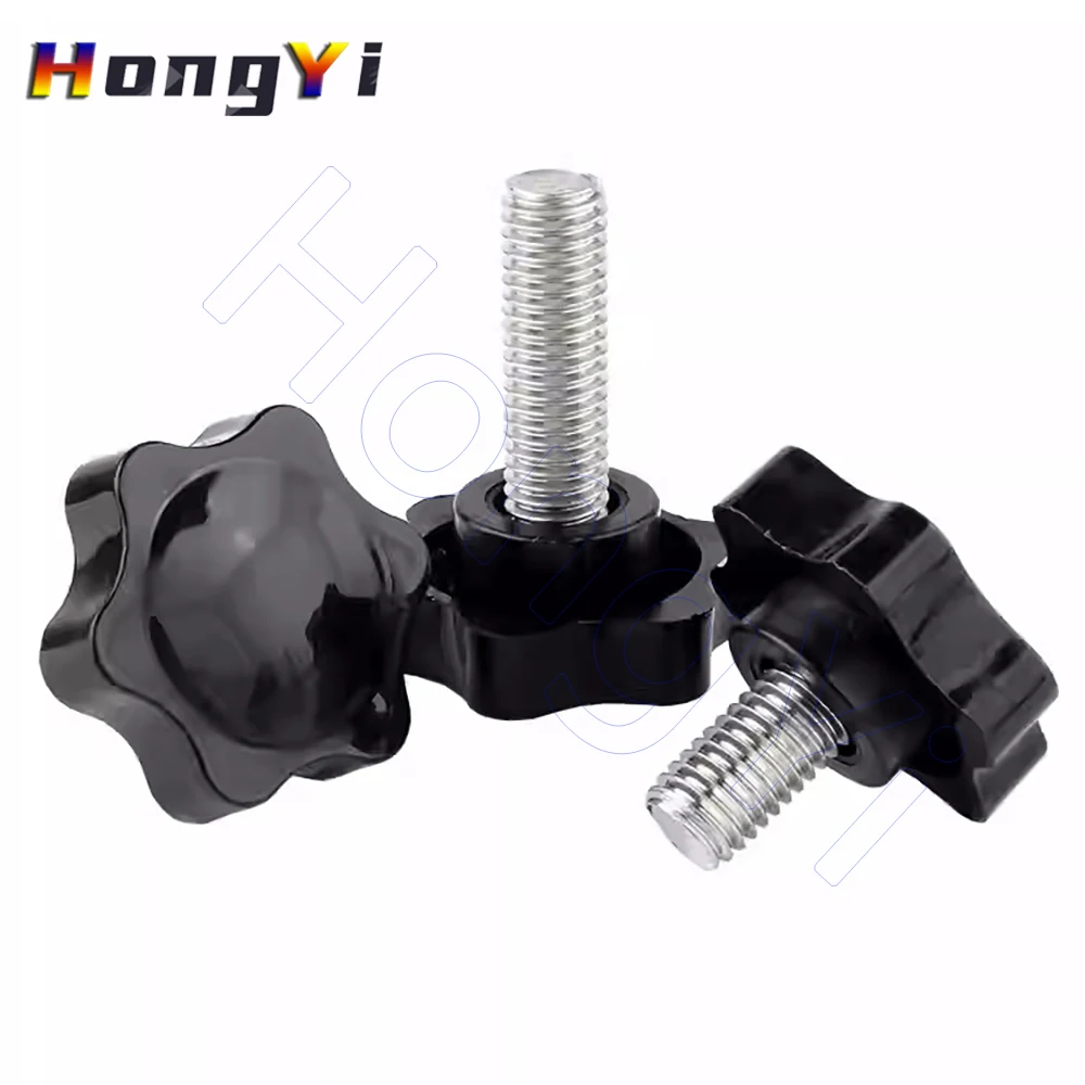 M8 M10 M12 ручка винты 304 нержавеющая сталь резьба зажим D31 D38 D48 Bakelite звезда голова