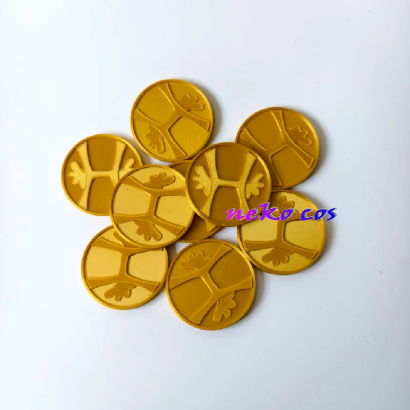 Фото nekocos Panty & Stocking with Garterbelt Heaven Coins H-Coins 3D-принт Косплей-костюм реквизит №1