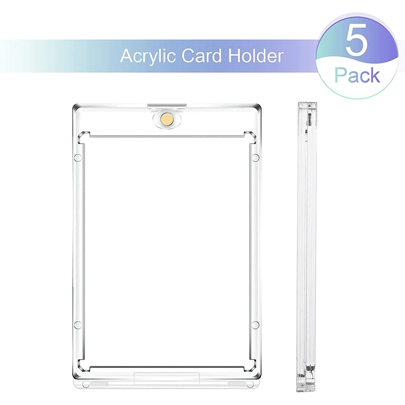 5 шт. Акриловые Магнитные защитные чехлы для карт | Инструменты