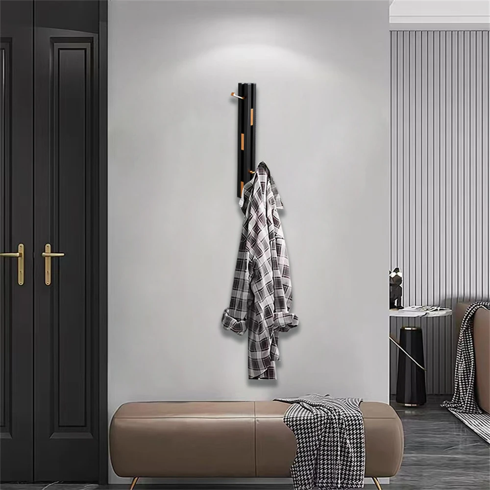 

Black Golden Folding Towel Hanger Door Hanger Clothes Hook Towel Holder Wall Mounted Rack For Towel Bathroom Kitchen Accessories