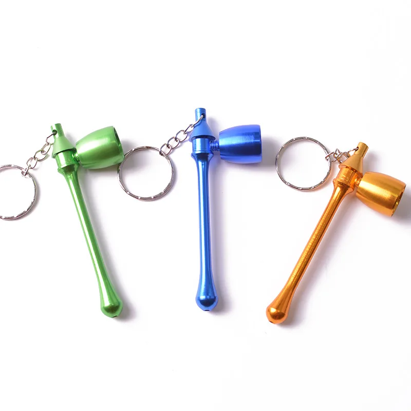 

Portable Tobacco Pipe Keychain Pendant Travel Portable Metal Mushroom Tobacco Pipe Tobacco Accessories Smoke Accessories