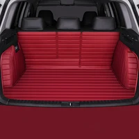 Custom Leather Car Trunk Mats For Infiniti QX60 Q50 QX50 G35 QX70 Q60 G37 M JX QX80 Q70 FX35 QX56 Q80 Car Carpets Covers Styling