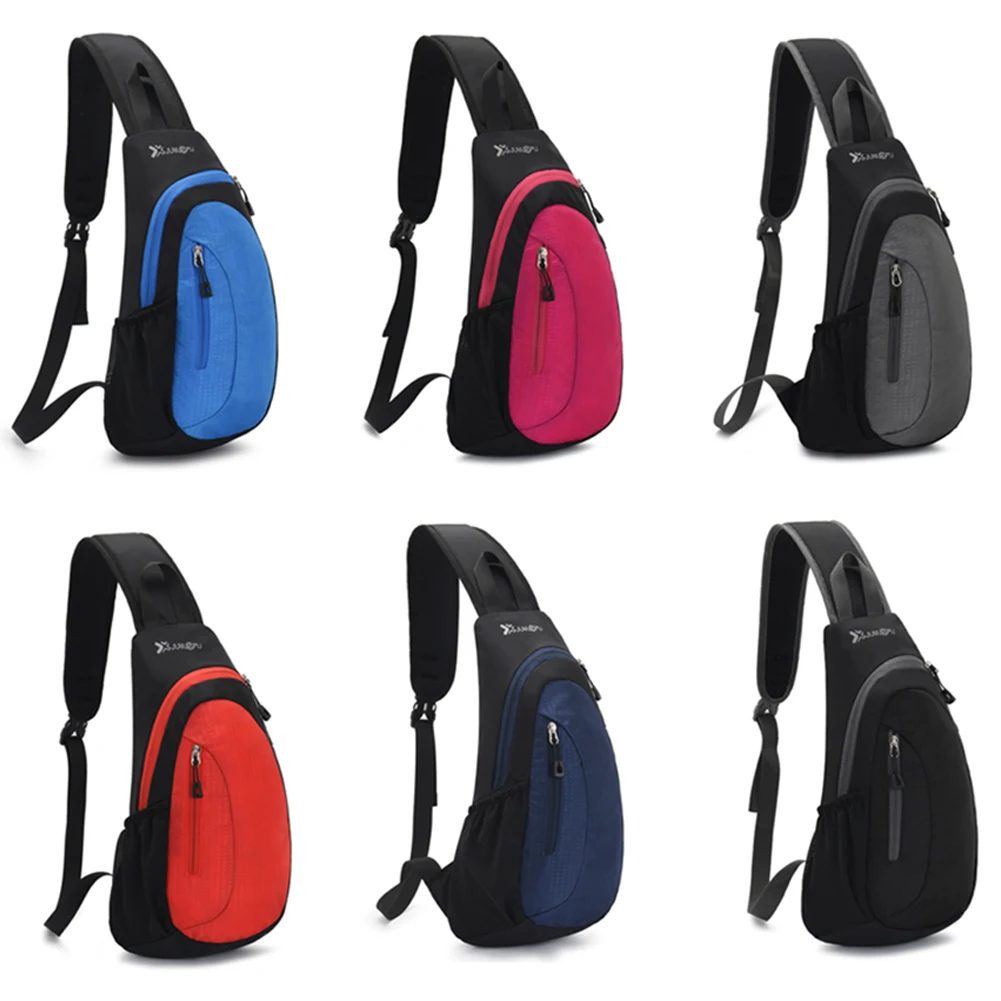 

Casual Chest Bag Big Capacity Waterproof for Men Women Outdoor Sports Shoulder Crossbody Bags Fanny Travel Phone Belt Pouch