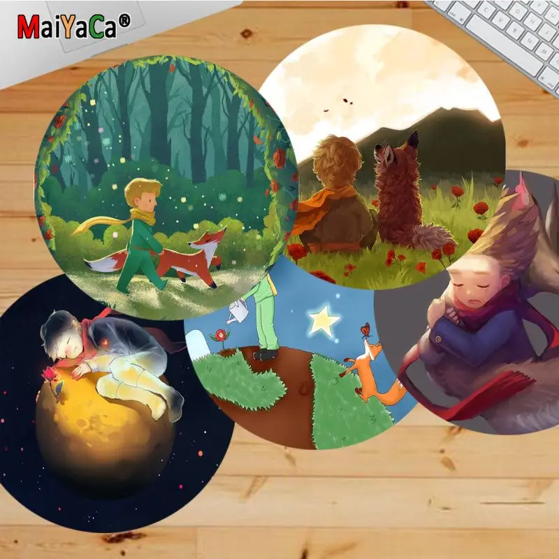 

Boy Gift Pad The Little Prince and The Fox Soft Rubber Professional Gaming Mouse Pad gaming Mousepad Rug For PC Laptop Notebook