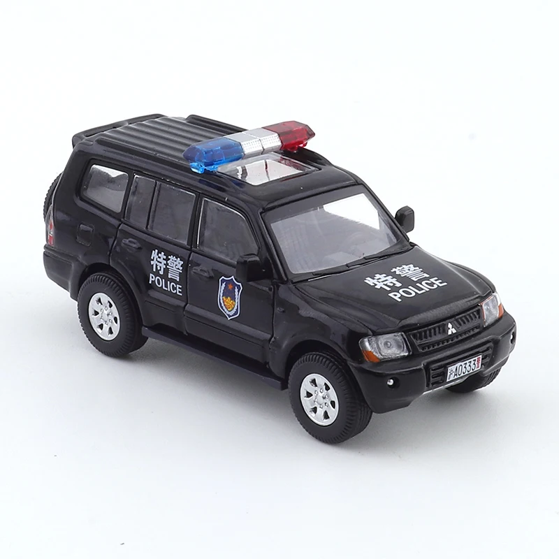 XCarToys 1/64 Y12-06 Mitsubishi третьего поколения Pajero черная зеленая литая под давлением