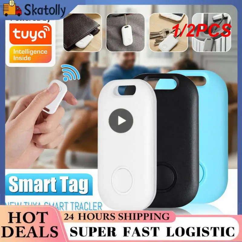 

1/2PCS Tuya Smart Tag Mini GPS Tracker Key Bag Child Pet Finder Location Record Wireless bluetooth-compatible Anti-lost Alarm