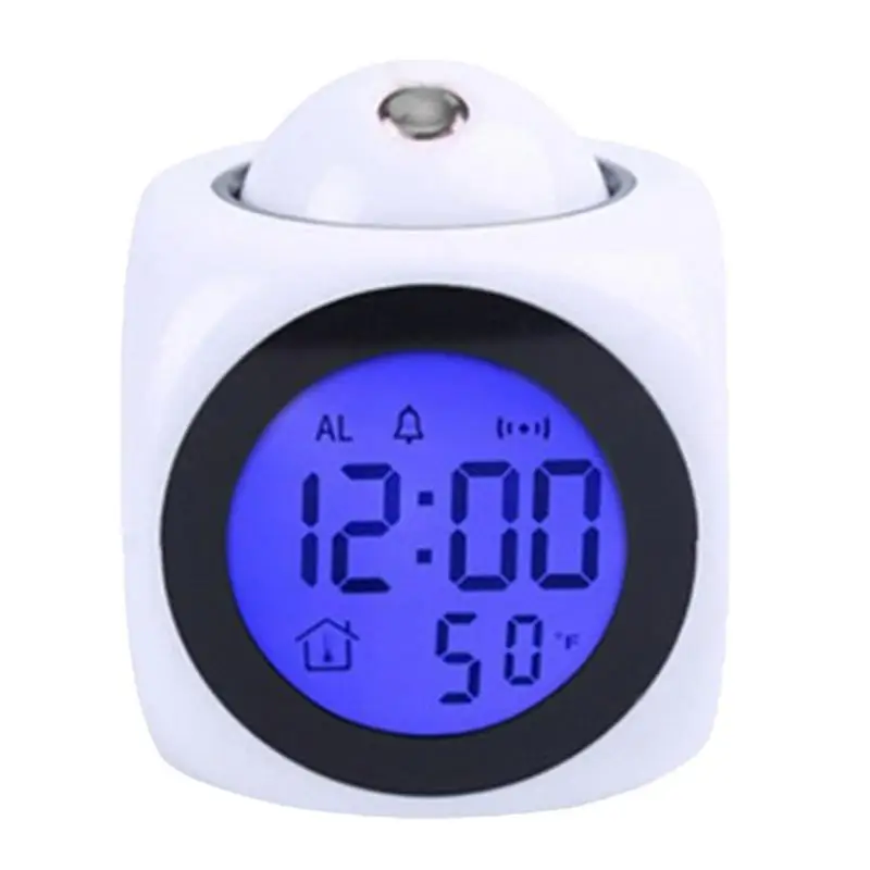 S Projector Talking Clock Led Alarm Clock With Voice Talking