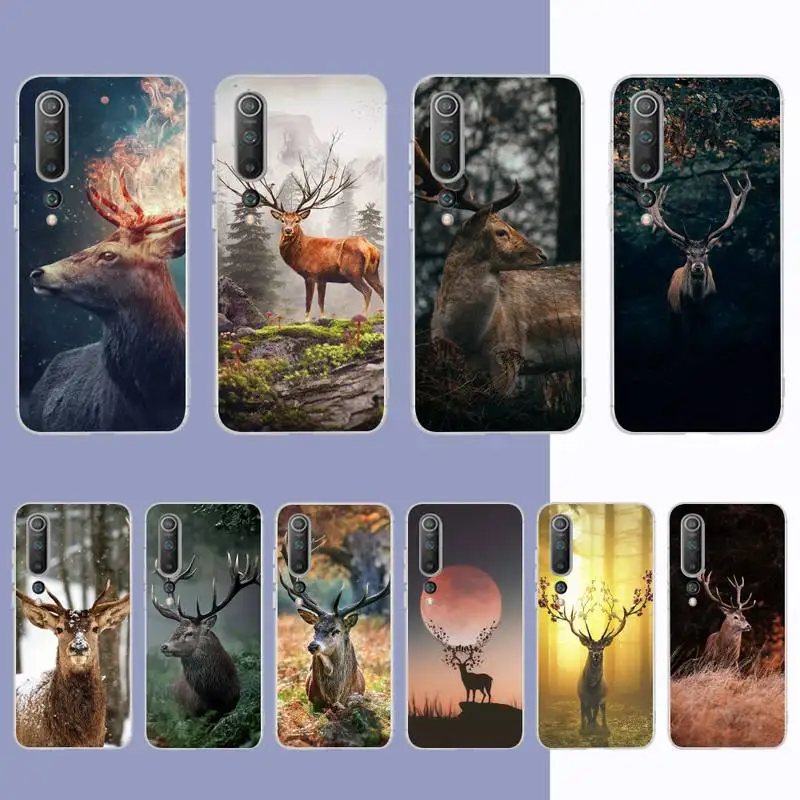 

Deer Hunting Camo Phone Case for Samsung S21 A10 for Redmi Note 7 9 for Huawei P30Pro Honor 8X 10i cover