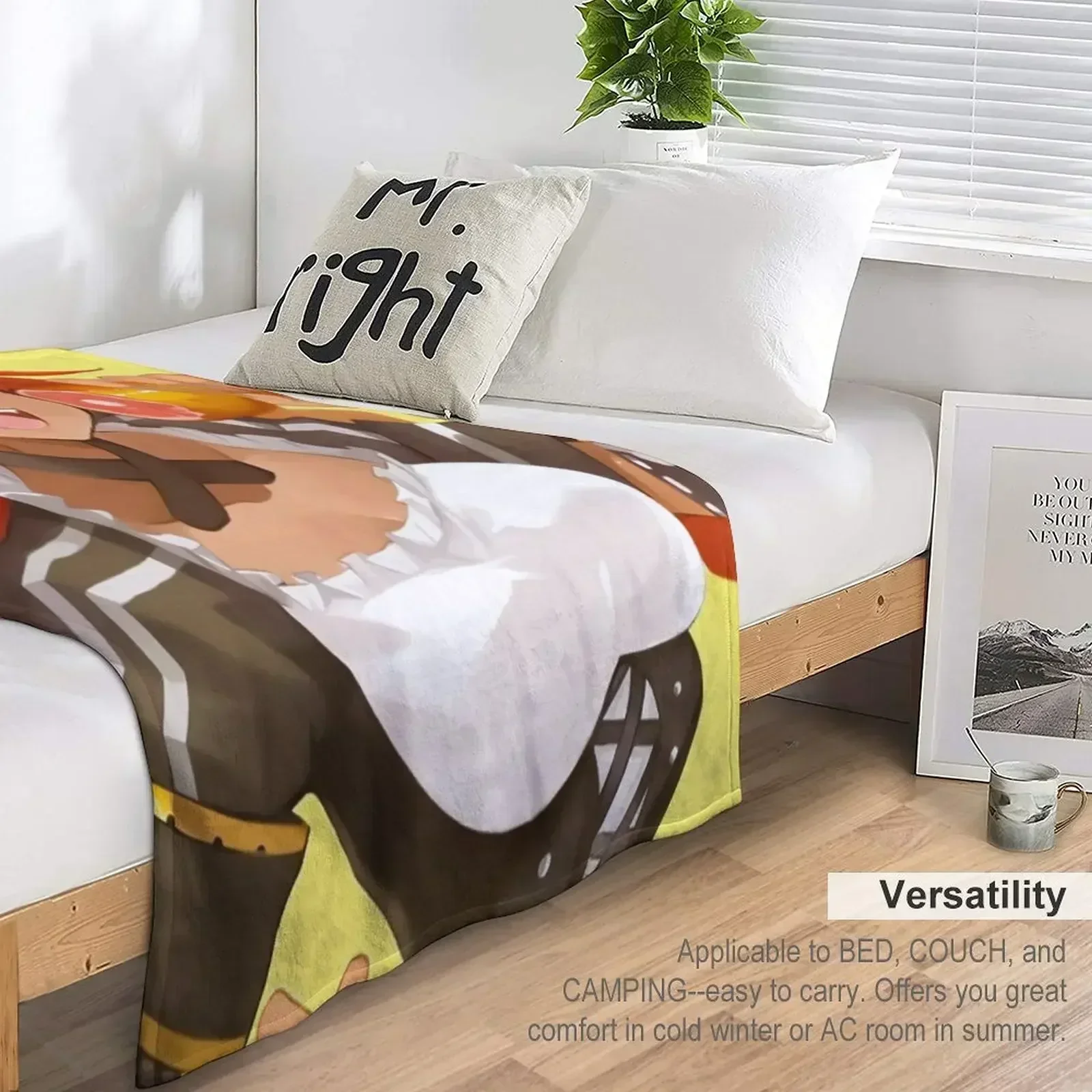 Lupusregina Beta Overlord Artwork для одеяла Wibu пушистые плюшевые