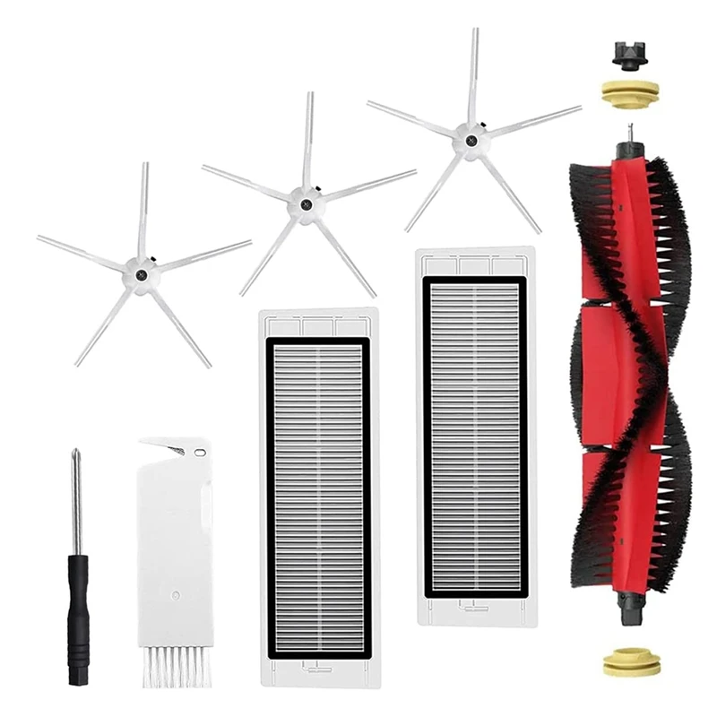 

Replacement Parts Roller Brush Side Brushes HEPA Filter For Roborock S50 S51 Robot Vacuum Cleaner Accessories