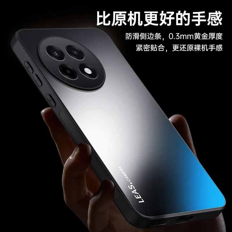 Фото Матовый чехол для Oneplus ACE5 Pro, роскошный защитный чехол для объектива AG, задняя крышка для Oneplus ACE5 Pro, противоударный бампер №4