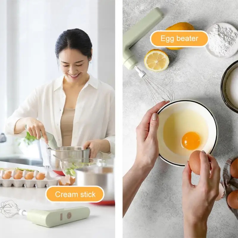 

4in1 Vegetable Cutter Food Slice Handheld Multifunctional Electric Vegetable Cutter Wireless Electric Cutting Pressing Mixer