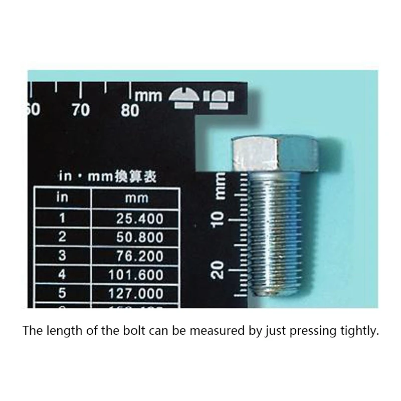 

Screw Nut Bolt Drill Bit Thread Pitch Gauge 23.7x10.7cm UNC UNF MM SAE Metric Imperial Tool Special-shaped Screws Measuring Tool