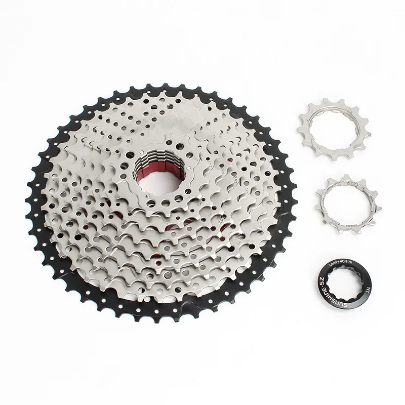 Велосипедная кассета SUNSHINE MTB 9 скоростей 11-46 т для горного велосипеда S с передним