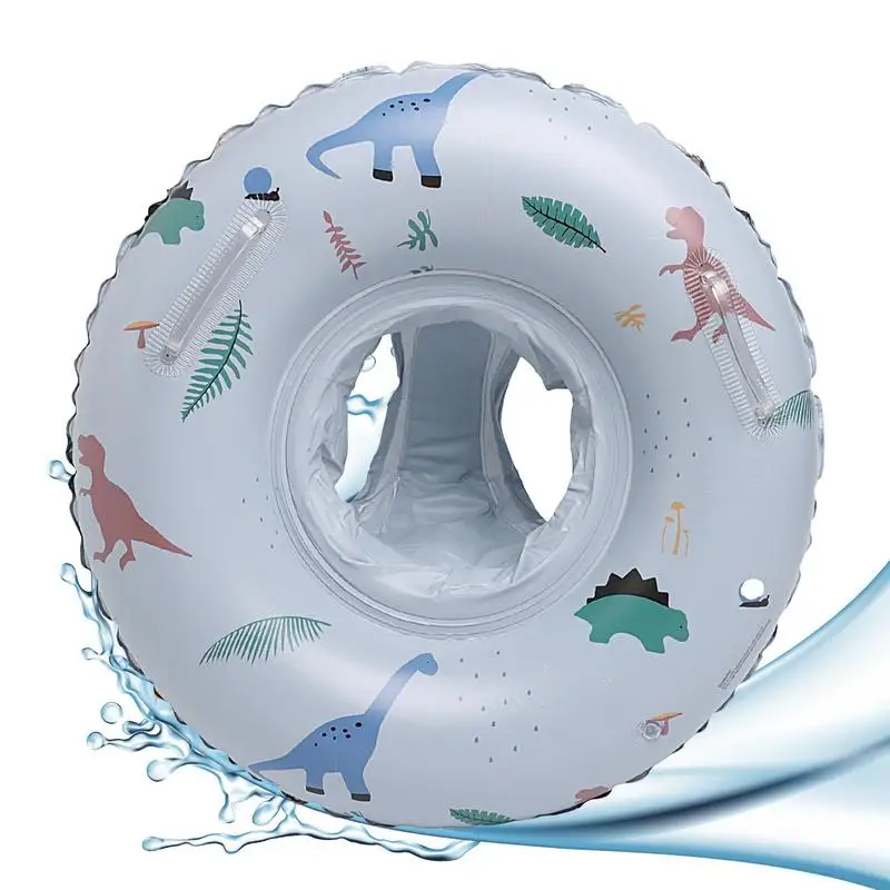 

Pool Floats Rings For Kids Mini Pool Floats With Dinosaur Pattern Donut Inflatables For Summer Pool Beach Party Decorations