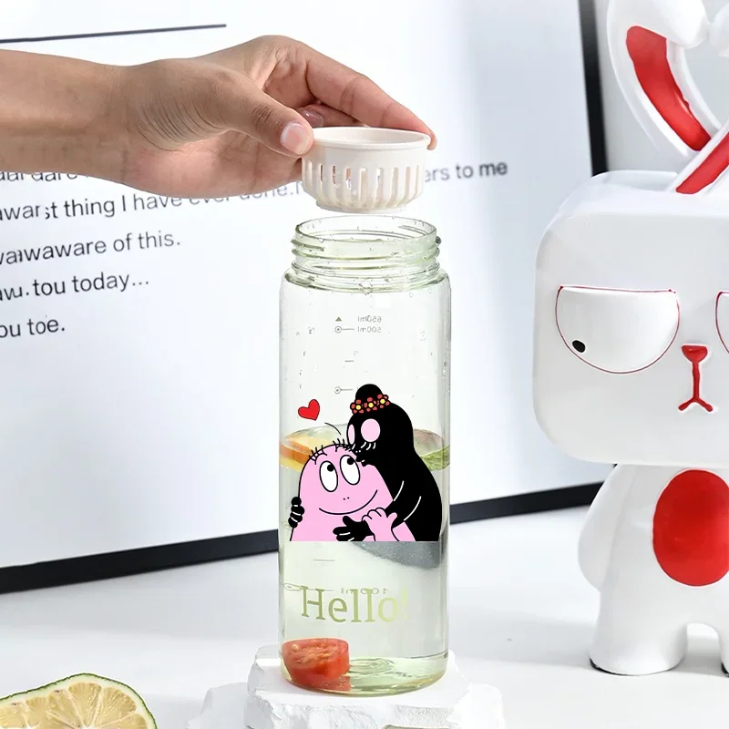 650 мл Barbapapa детская бутылка для воды большой емкости студенческая спортивная