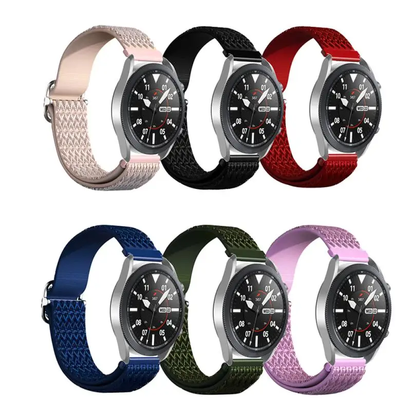 

Smart Accessories Elastic Watchband Thickened Waterproof Nylon Strap Sweatproof Replacement Strap For Samsung Galaxy Watch 3