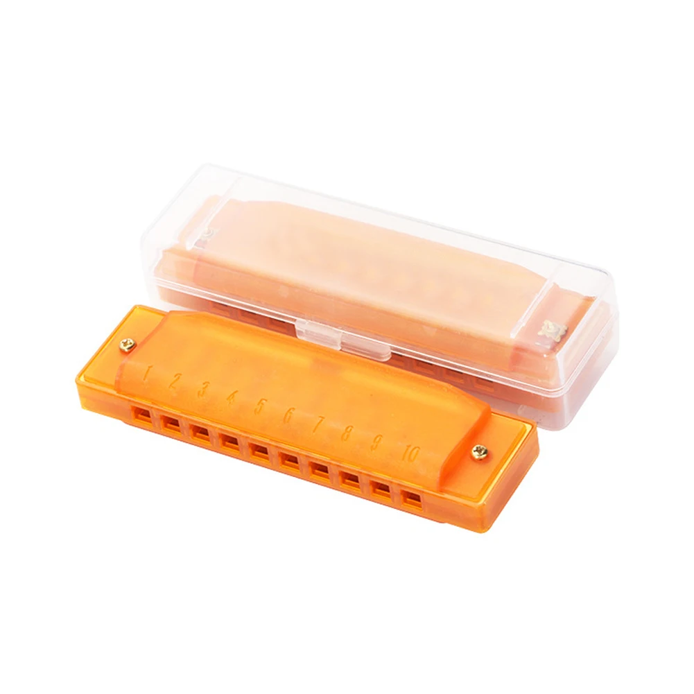

Kid Harmonica 10 Holes Key Of C Tune Blues Mouth Organ For Beginner Children Gift Colorful Harmonica With Plastic Box Instrument