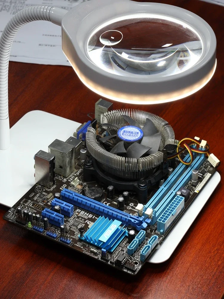 Ремонт настольного увеличительного стекла для сварки/пожилых людей с 48