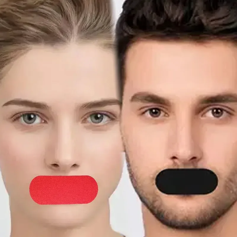 

30Pcs/Box Anti-Snoring Stickers For Children Adult Night Sleep Lip Nose Breathing Improving Patch Mouth Correction Sticker Tape