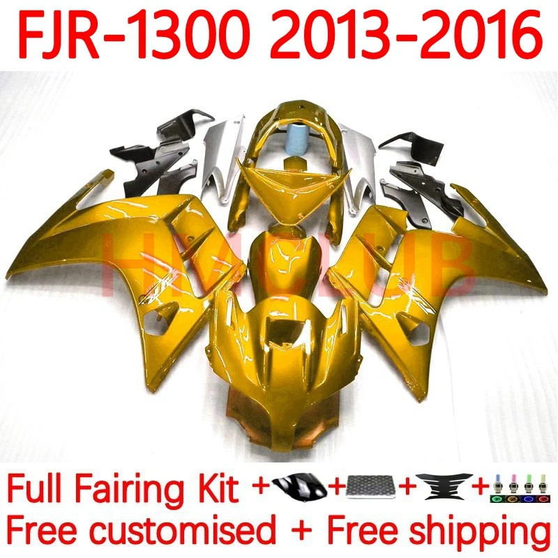 

Корпус для YAMAHA FJR-1300 FJR 1300 A CC FJR-1300A FJR1300 2013 2014 2015 2016 FJR1300A 13 14 15 16 Обтекатели 38No.15 глянцевый золотой