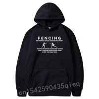 special fencing warm perfect social distancing sport funny pun long sleeve sweatshirts hoodies for men clothes casual sudadera