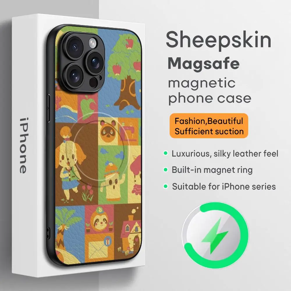 Милый чехол для телефона Cloud Cross iPhone 16 15 14 13 12 11 Plus Pro Max роскошный Magsafe из овчины