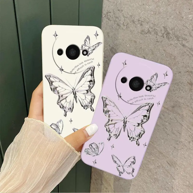 А3 Полый Силиконовый чехол с бабочкой для телефона Xiaomi Redmi A3 13C 9A 12 10A A1 8 9 A1Plus 9C 10C 12C