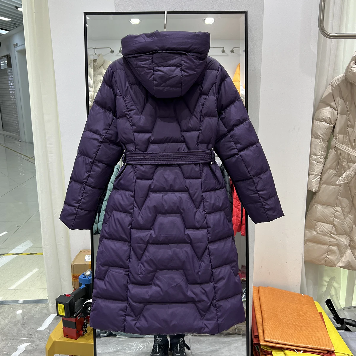 New Women Down Jacket Casual Style Autumn Winter Long Coats And Parkas Female Outwear
