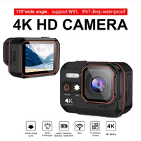 action camera 4k hd with remote control screen waterproof sport camera drive recorder 4k sports camera helmet action cam hero 8