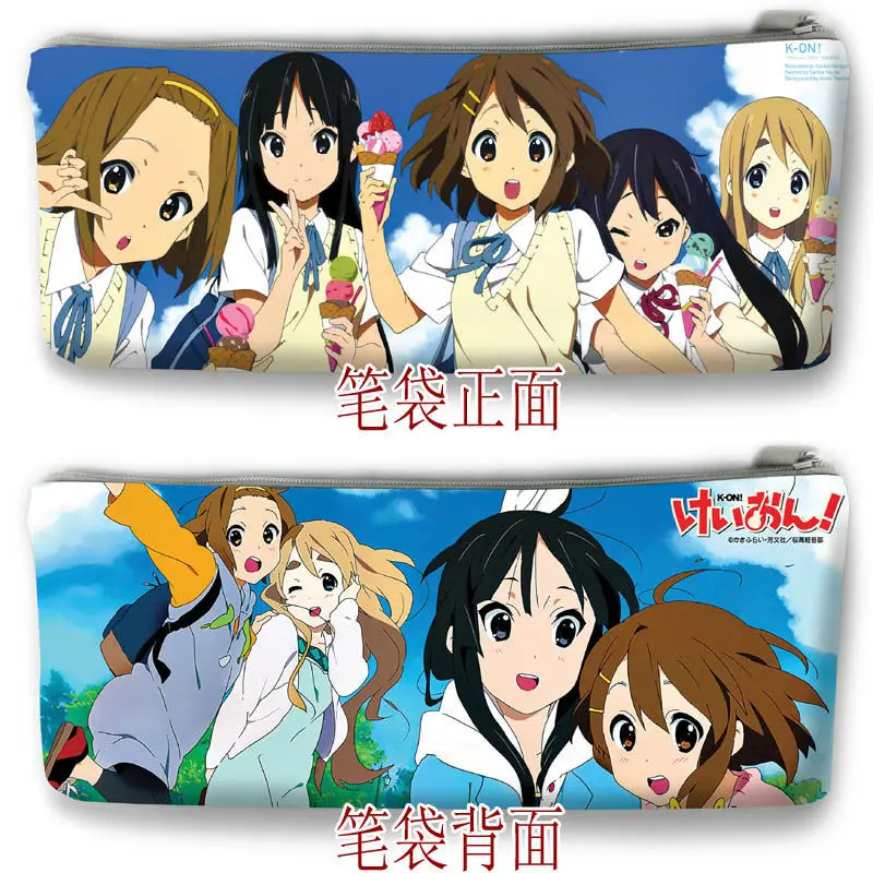 Anime Pencilcase Akiyama Mio Cute K-ON Pencil Bag School Supply Stationery Learning Student Office Supply Writing Decorative images - 6