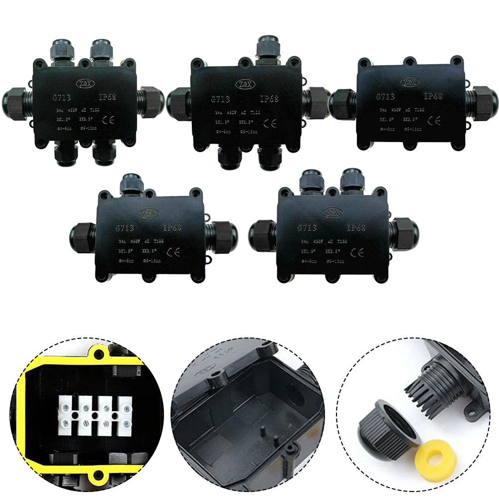 

1 шт. Новые водонепроницаемые устройства, распределительная коробка, запчасти для переключателя, кабельный разъем, пылезащитная распредели...