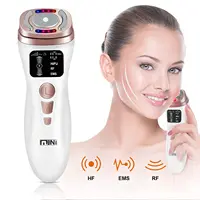 Mini HIFU Machine Ultrasound RF EMS Facial Beauty Device  Anti-age Face Massager Neck Lifting Tightening Rejuvenation Skin Care
