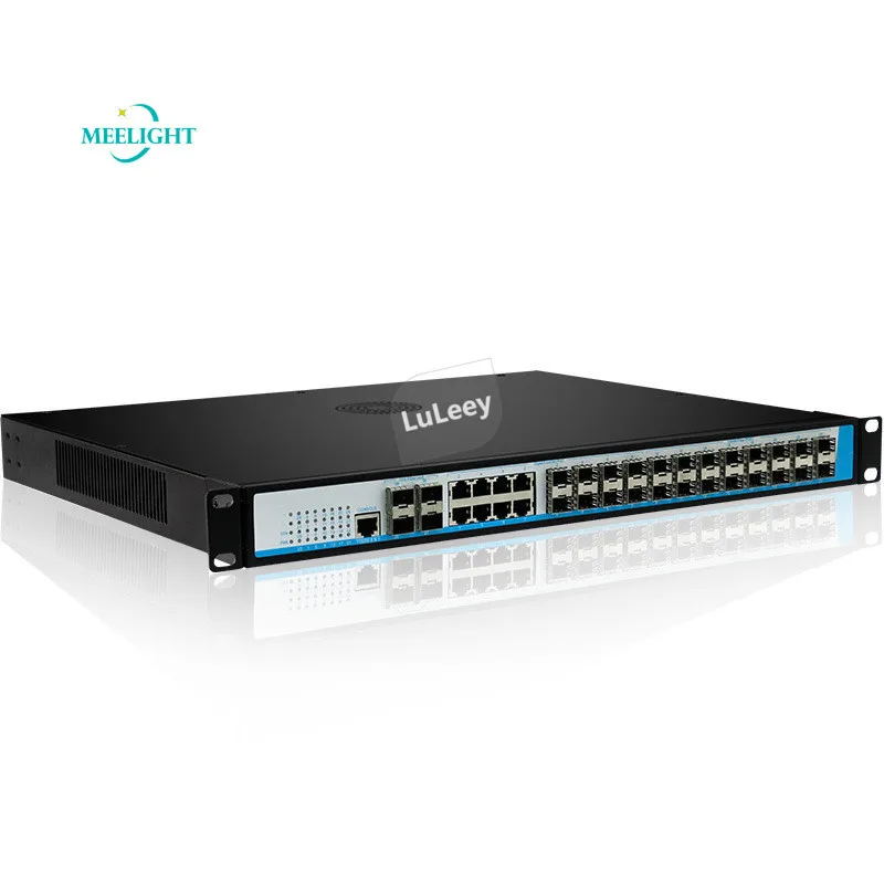 Сетевой коммутатор L3 с оптическим волокном английский CLI/telnet/Web management 4*10G 8 * G 24 Gigabit