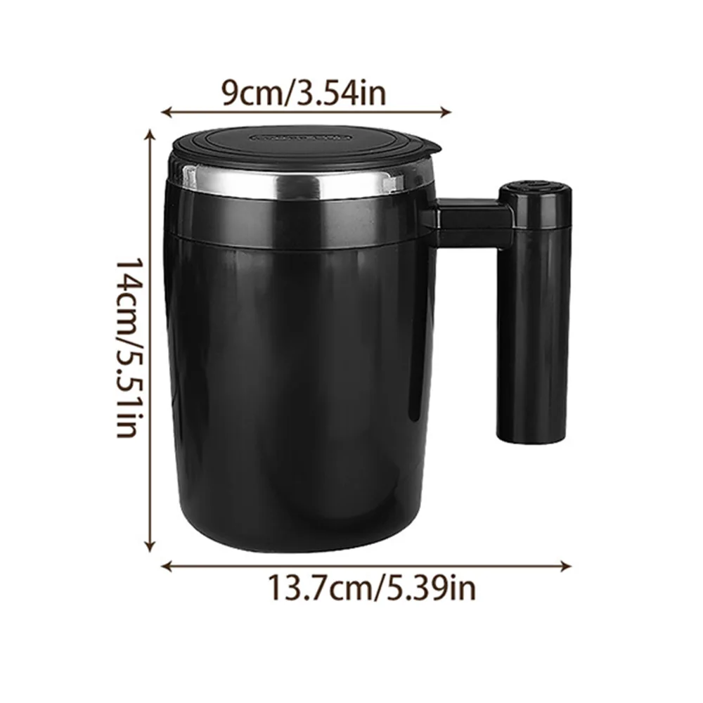 USB Self Stirring Mug Coffee Cup Rechargeable Automatic Stirring Cup Stainless Steel Cup Coffee Milk Mixer Stir Cup Water Bottle images - 6