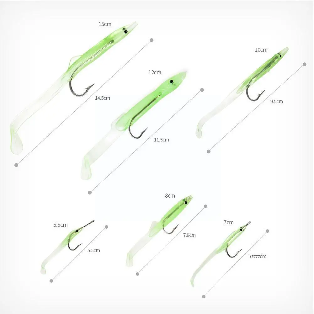 Рыболовная приманка посылка легко носить с собой флуоресцентная