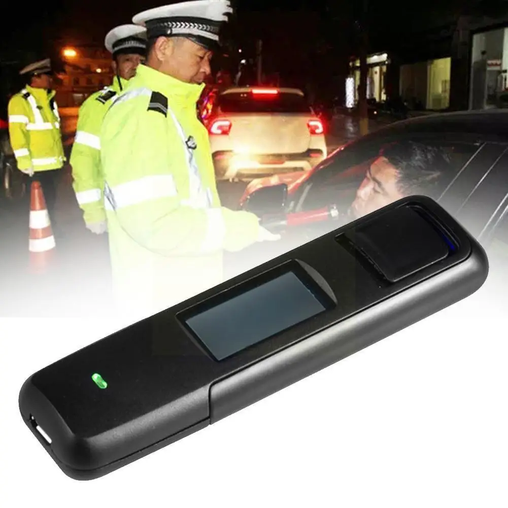 

Digital Car Breathalyzer Non-contact Alcohol Alcohol Driving Blowing Tester High-precision Wine Viewer Q6F2