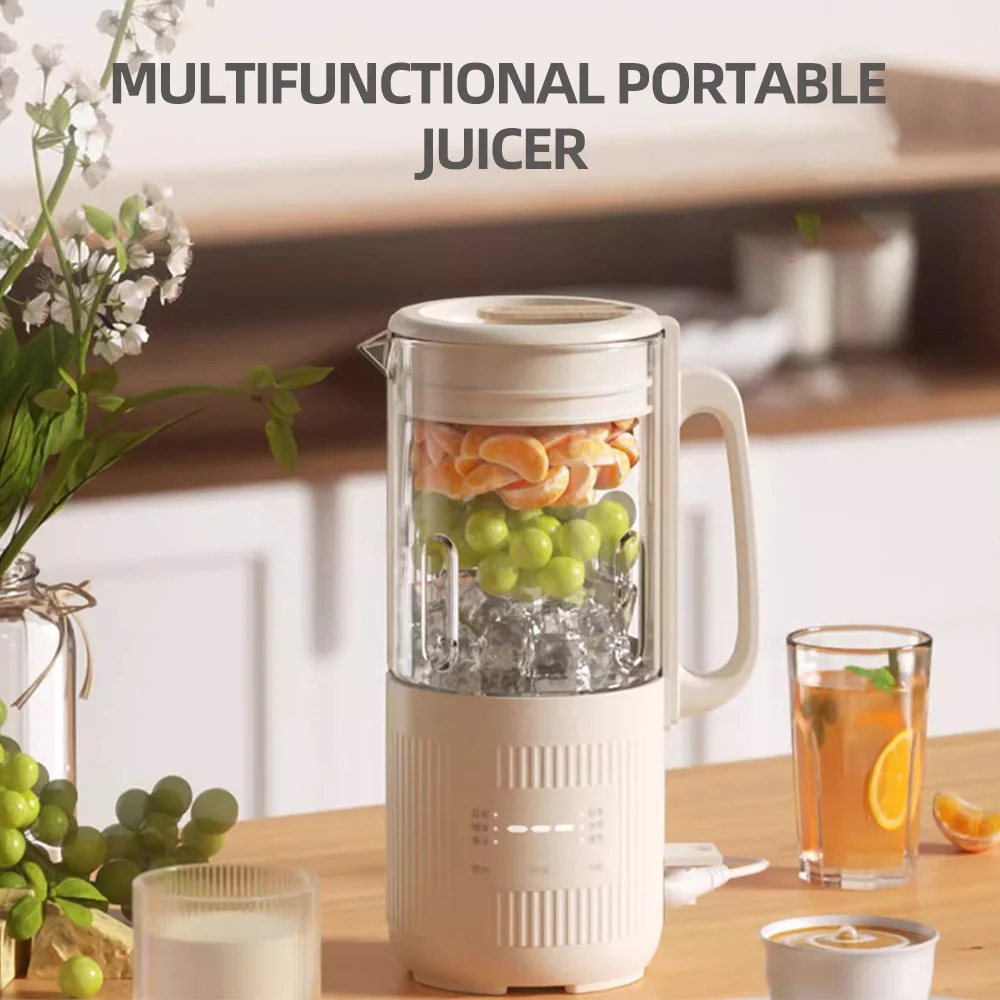 Household Blender Juicer Multifunctional Portable Soymilk Machine Kitchen Food Processor