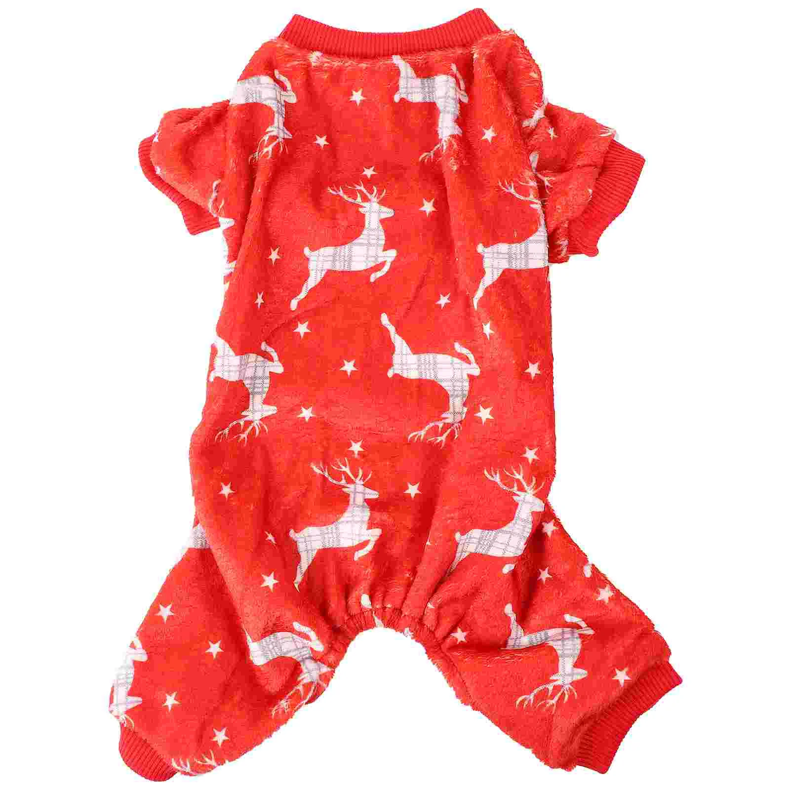 

Dog Christmas Puppy Jumpsuit Pet Clothes Costume Snowman Holiday Coat Jacket Shirt Flannel Clothing Pajama